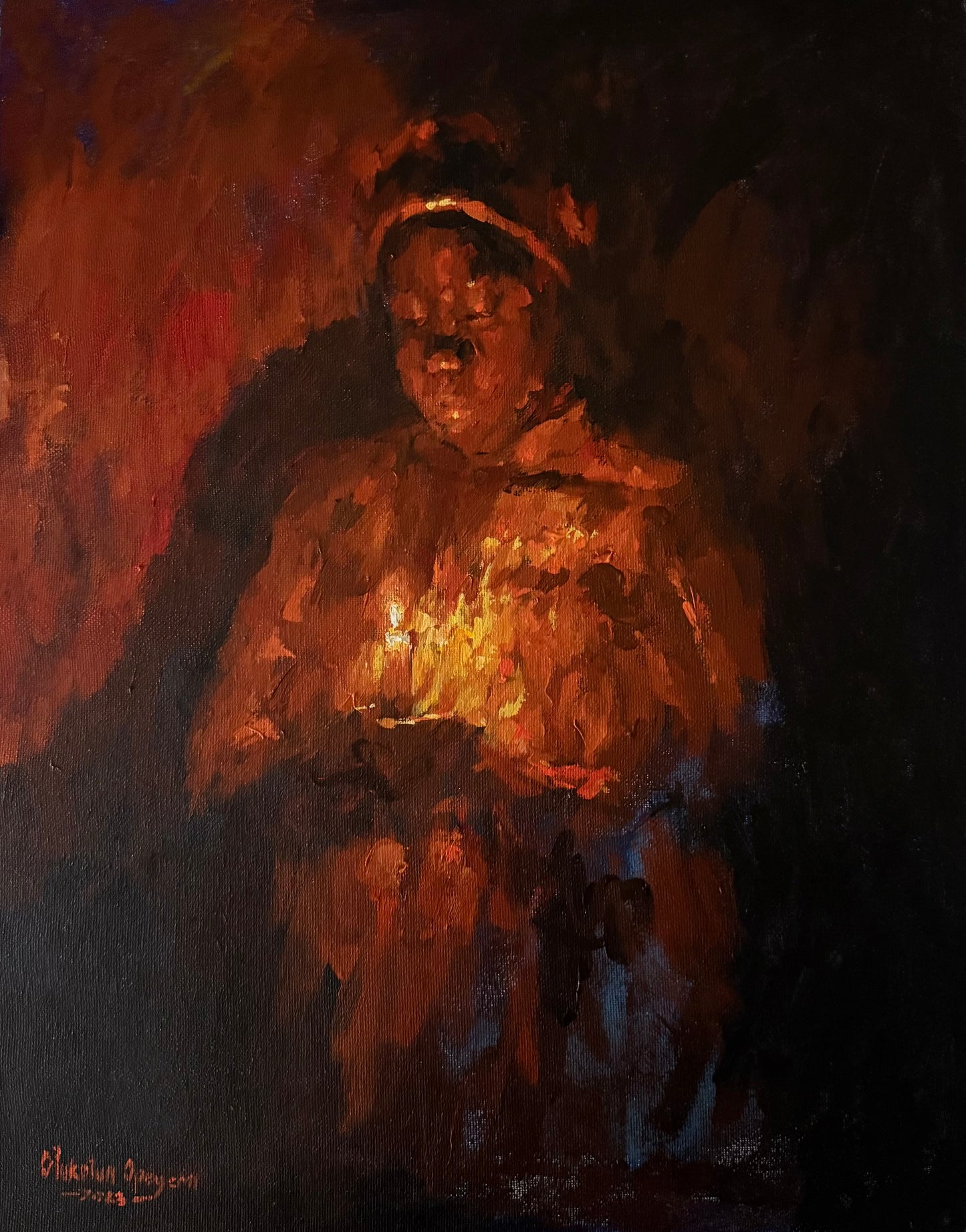 "Searching Colour Study"