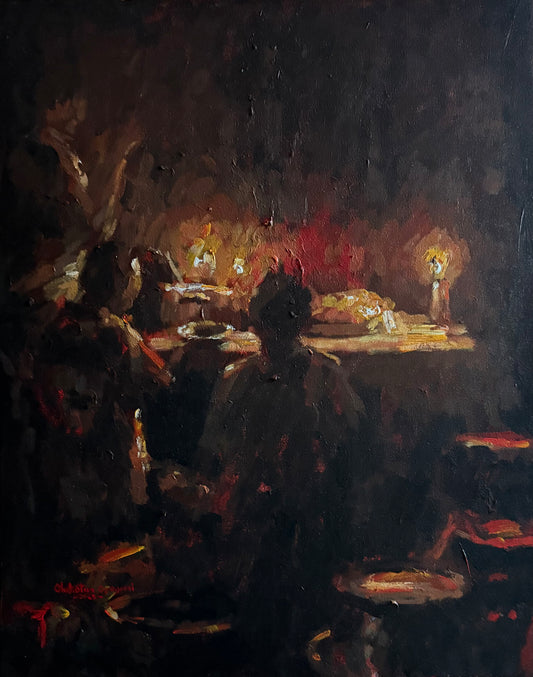 Night market (colour study)